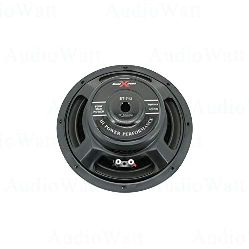 1x SoundXtreme ST-712 12 Inch Sub 800 Watts Max Power Car Audio Shallow-Mount Ultra Slim Truck Competition 12 1x SoundXtreme ST-712 12 Inch Sub 800 Watts Max Power Car Audio Shallow-Mount Ultra Slim Truck Competition 12